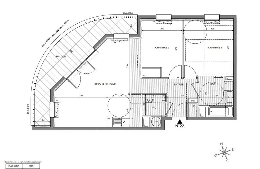 3-комн. квартира в новостройке в Ницце, 75 м², фото №5, объявление №103982550