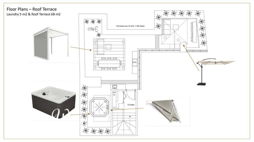 5-комн. пентхаус в Босолее, 92 м², фото №10, объявление №99250326