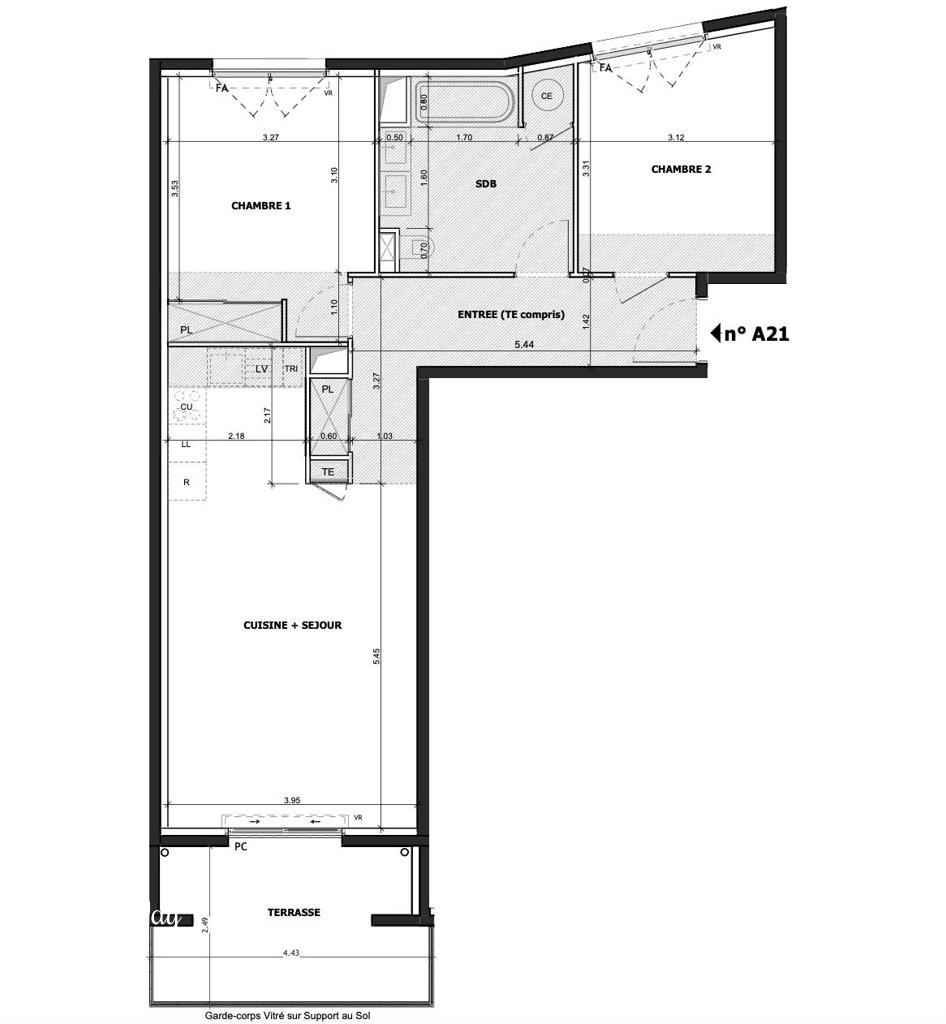 3-комн. квартира в новостройке в Эзе, фото №6, объявление №103806486