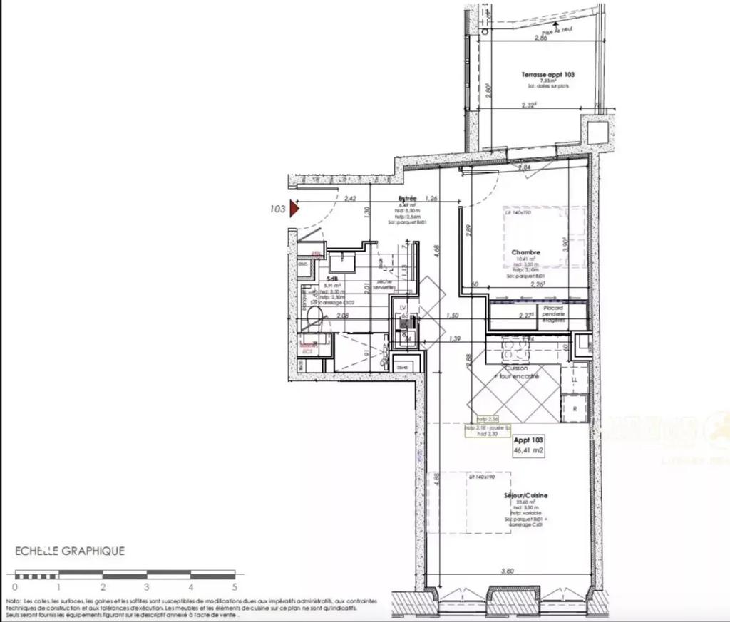 2-комн. квартира в Каннах, фото №1, объявление №102840696