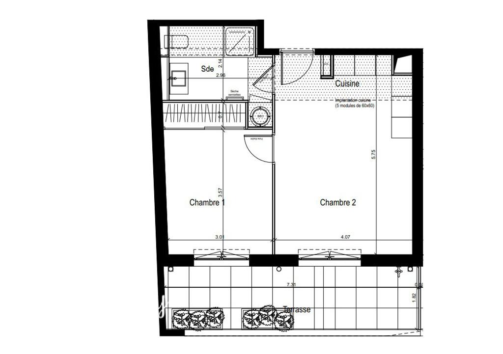 2-комн. пентхаус в Рокебрюн — Кап-Мартен, 56 м², фото №3, объявление №102955104