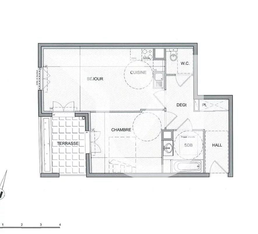 2-комн. квартира в Каннах, фото №4, объявление №104396166