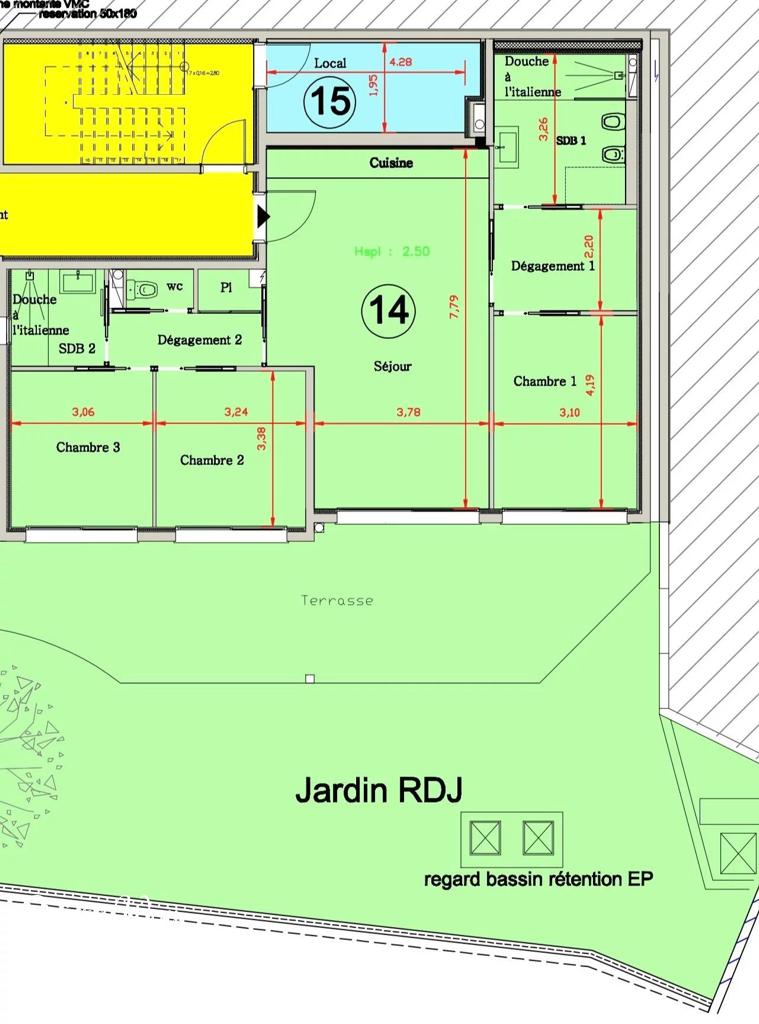 4-комн. квартира в Рокебрюн — Кап-Мартен, 98 м², фото №10, объявление №101771208