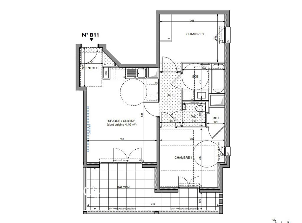 Квартира в новостройке в Ницце, 69 м², фото №6, объявление №102079026