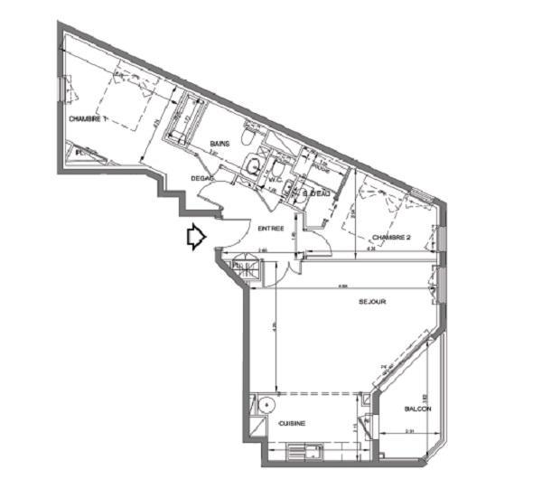 3-комн. квартира в Каннах, 75 м², фото №5, объявление №63500262