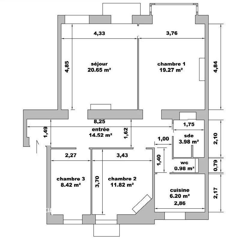 4-комн. квартира в Ницце, 85 м², фото №2, объявление №106230264